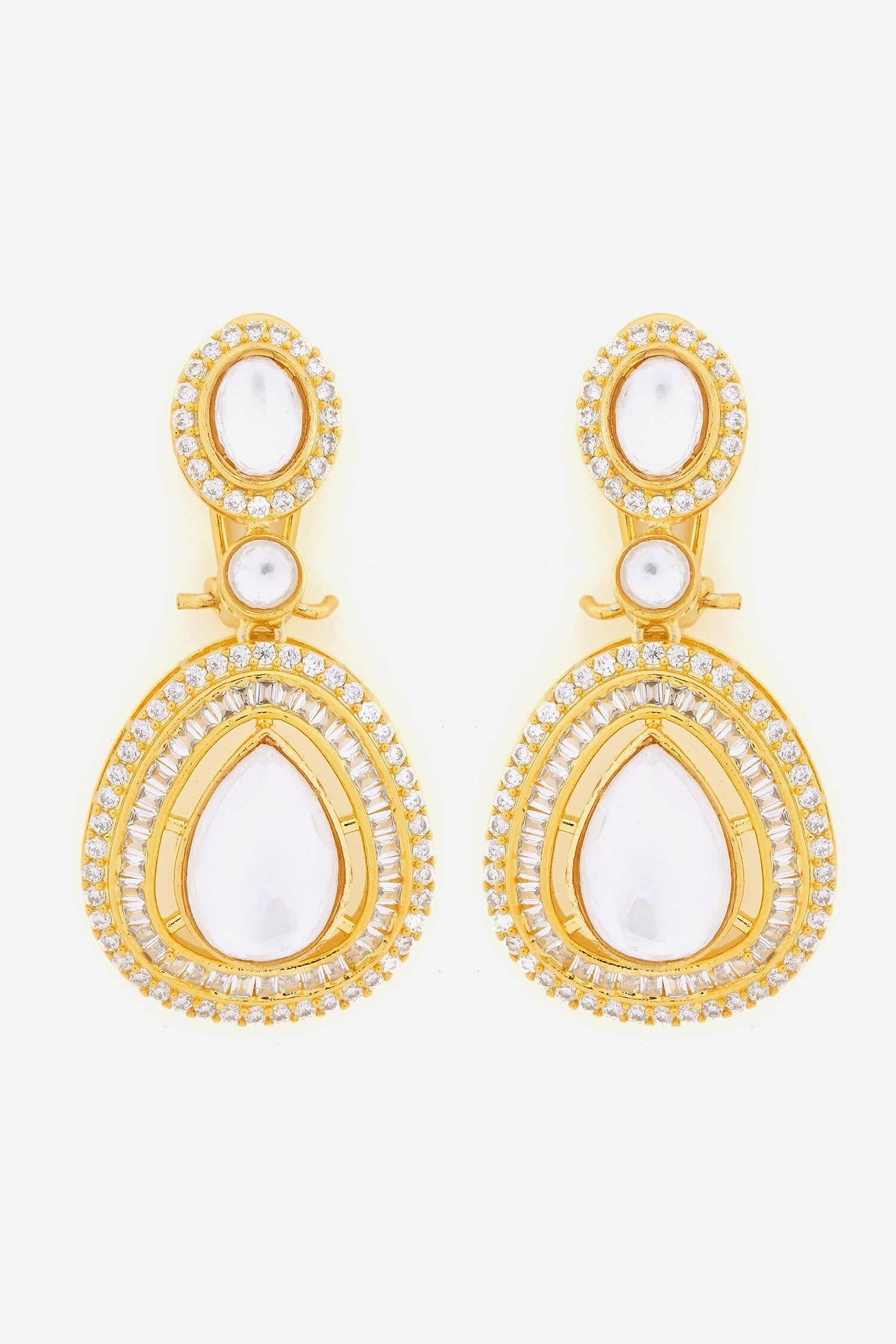 Kundan Embellished Dangler Earrings 