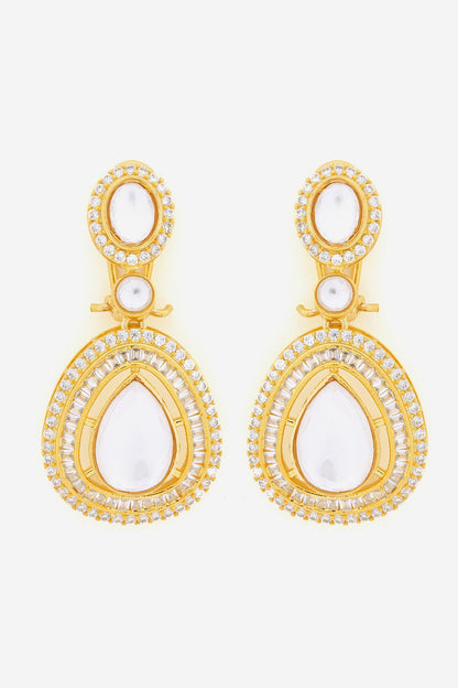 Kundan Embellished Dangler Earrings 