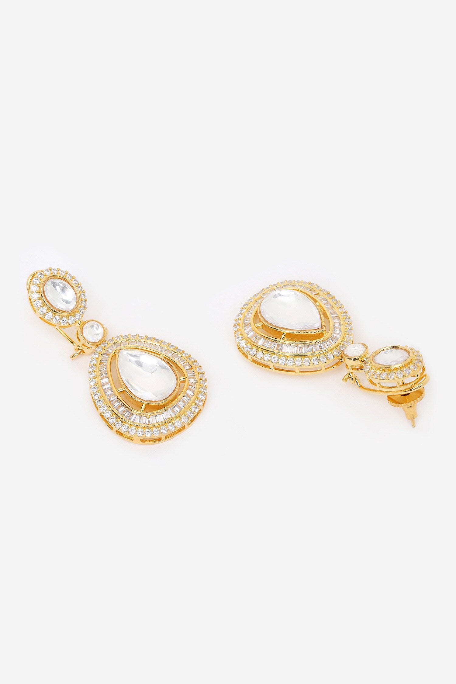 Kundan Embellished Dangler Earrings 