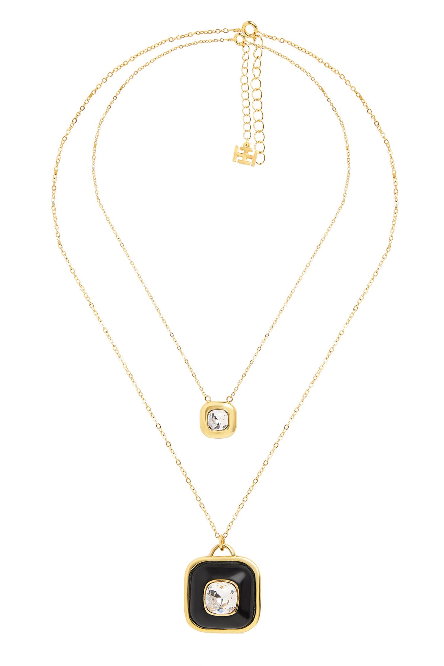 Layered Medallion Necklace 