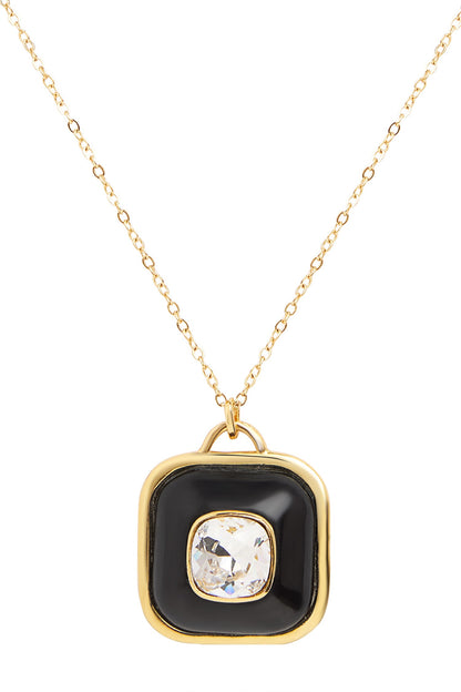 Layered Medallion Necklace 