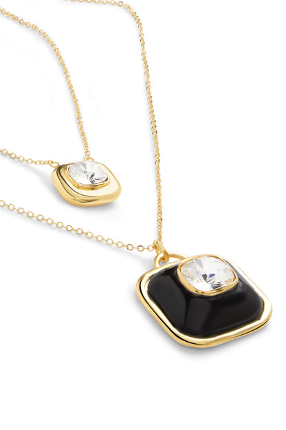 Layered Medallion Necklace 