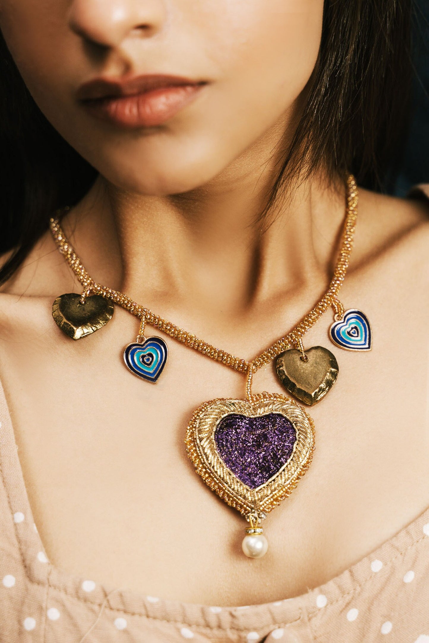 Mera Dil Heart Pendant Necklace 