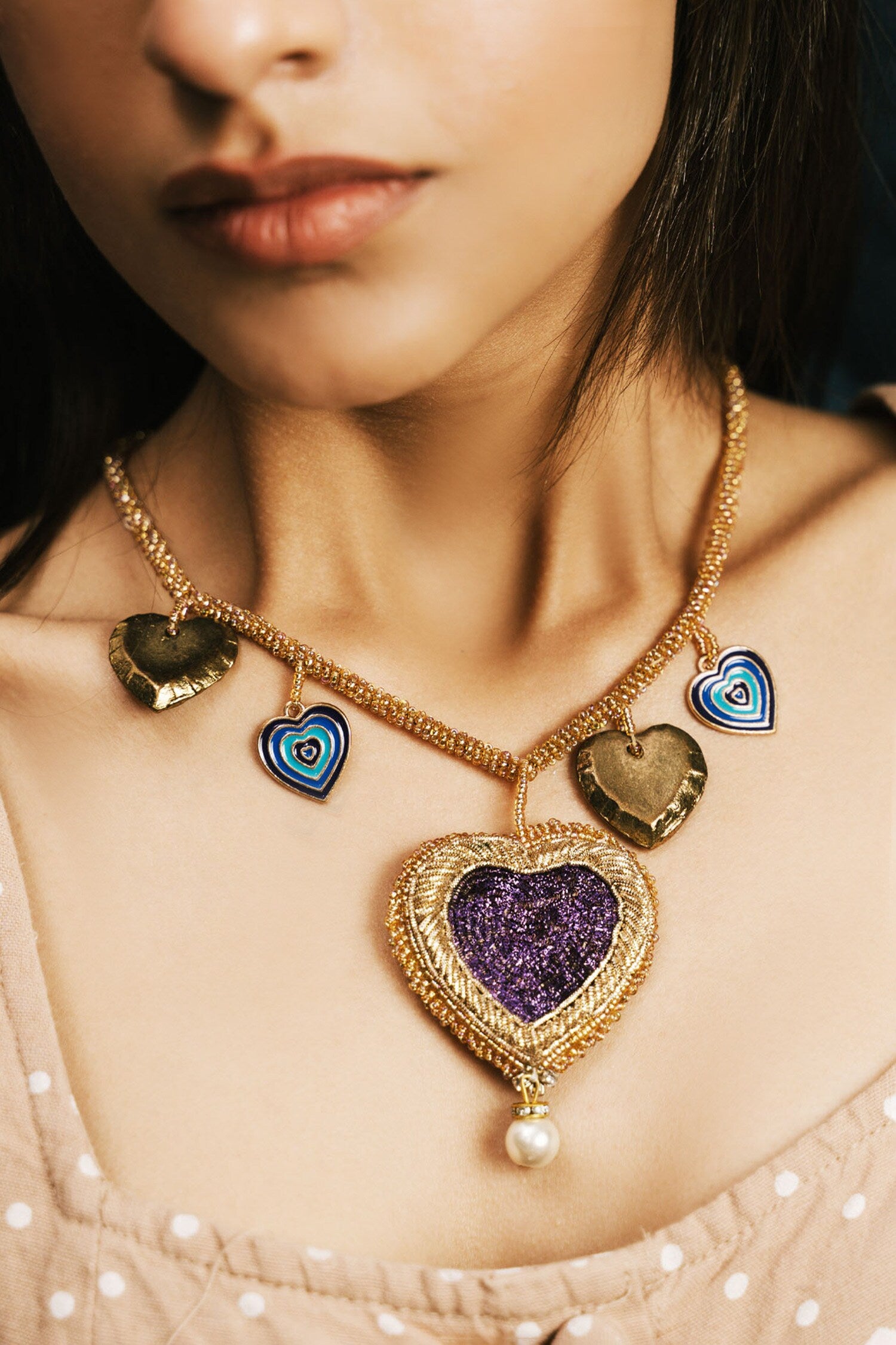 Mera Dil Heart Pendant Necklace 