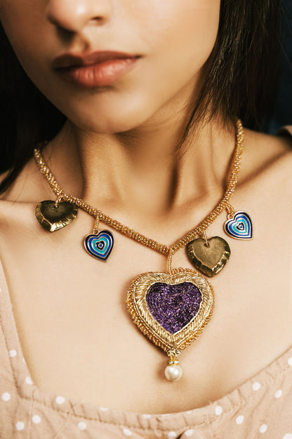 Mera Dil Heart Pendant Necklace 