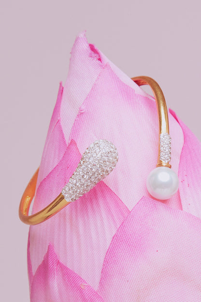 Nova Stone Embellished Wrap Cuff 