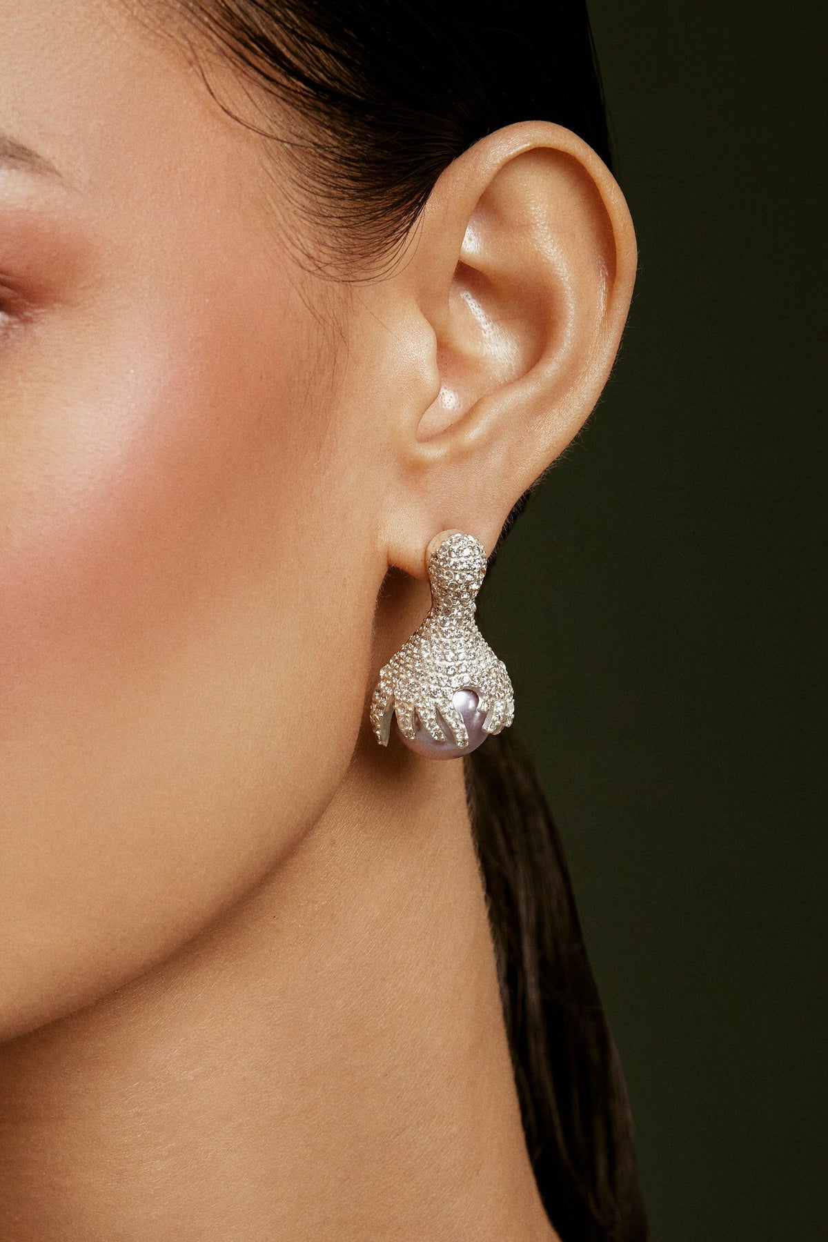 Zing Stone Studded Drop Earrings 