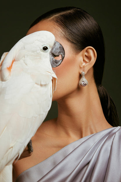 Zing Stone Studded Drop Earrings 