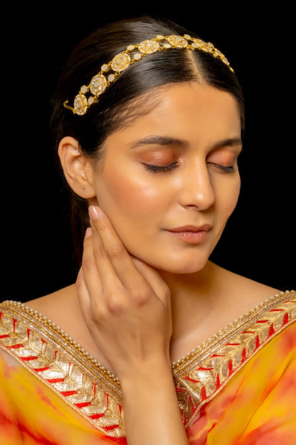 Bloom Embellished Mathapatti 