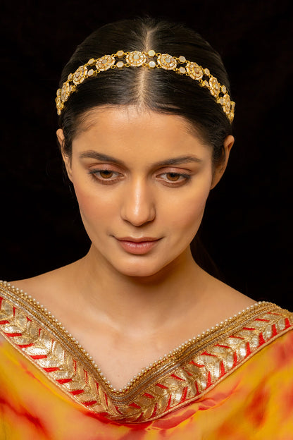 Bloom Embellished Mathapatti 