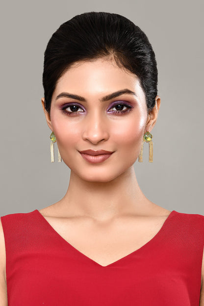 Kundan Jadau Embellished Dangler Earrings 