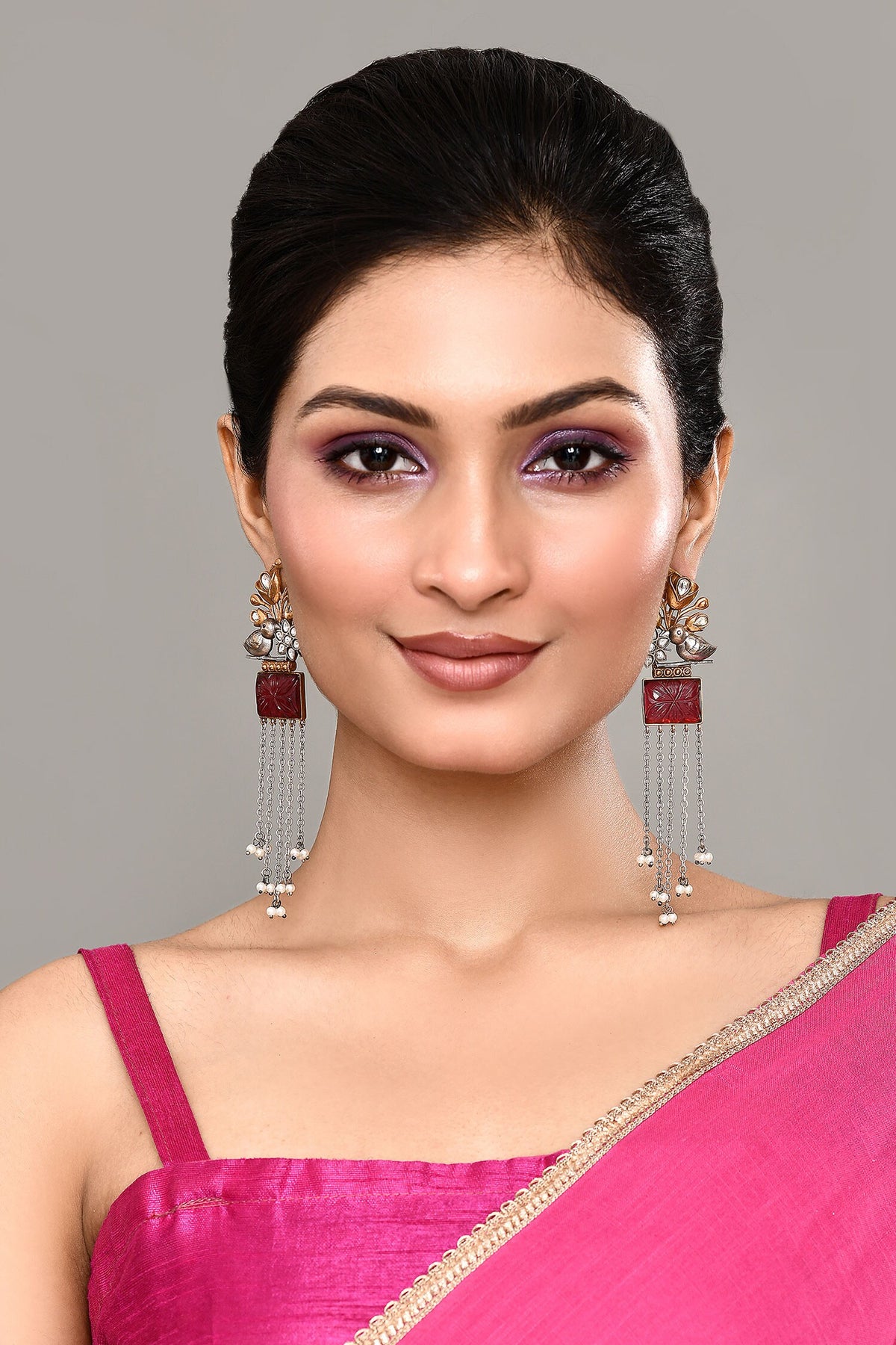 Embellished Long Earrings 