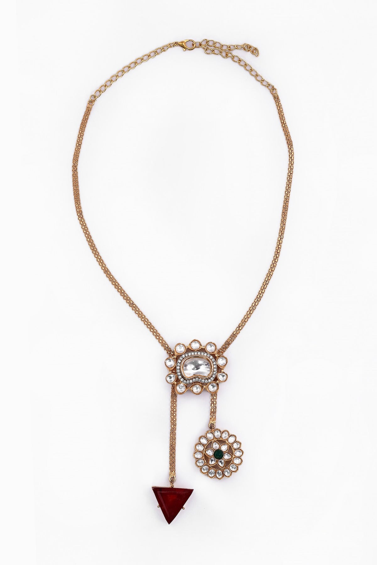 Embellished Pendant Necklace Set 