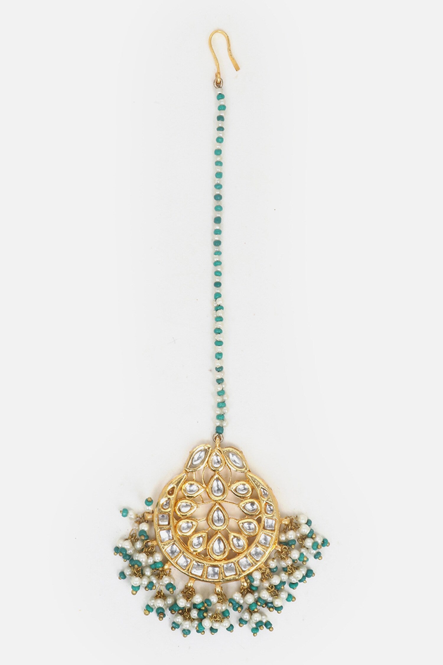 Kundan & Pearl Embellished Maangtikka 