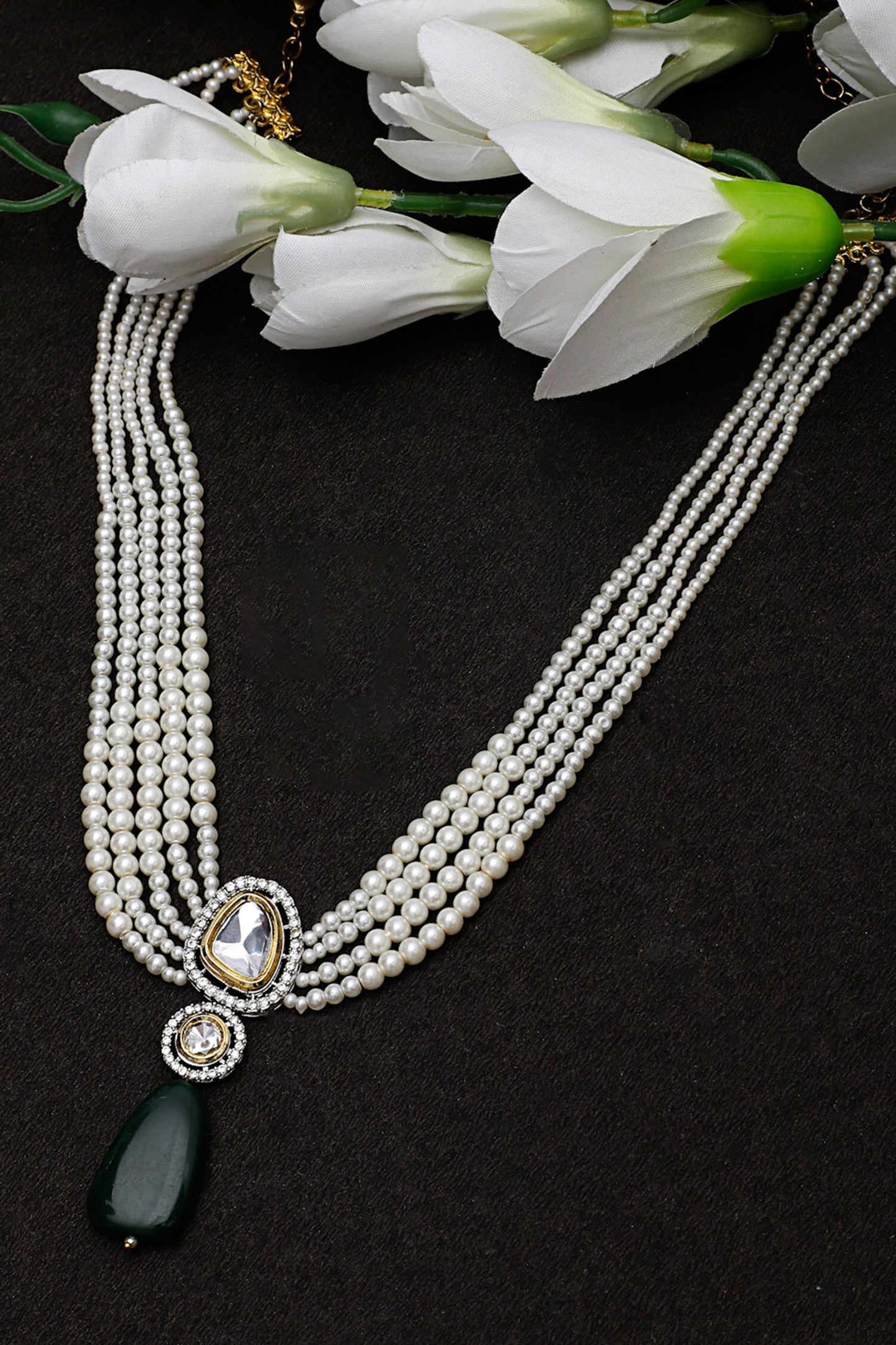 American Diamon Layered Necklace 