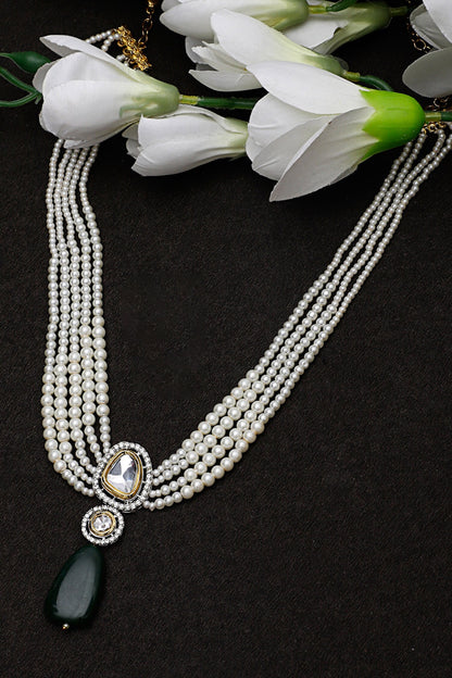 American Diamon Layered Necklace 