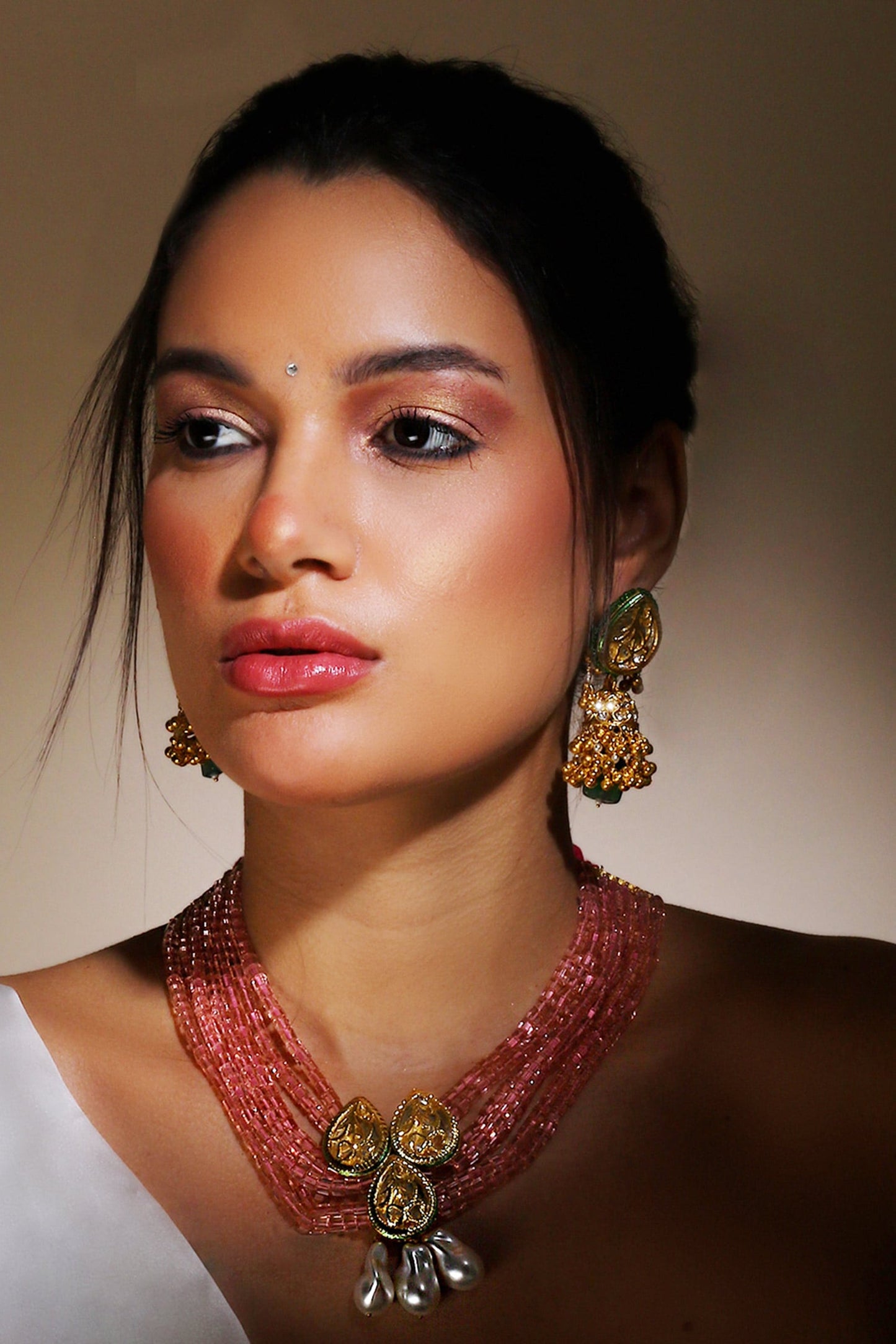 Layered Crystal Necklace 