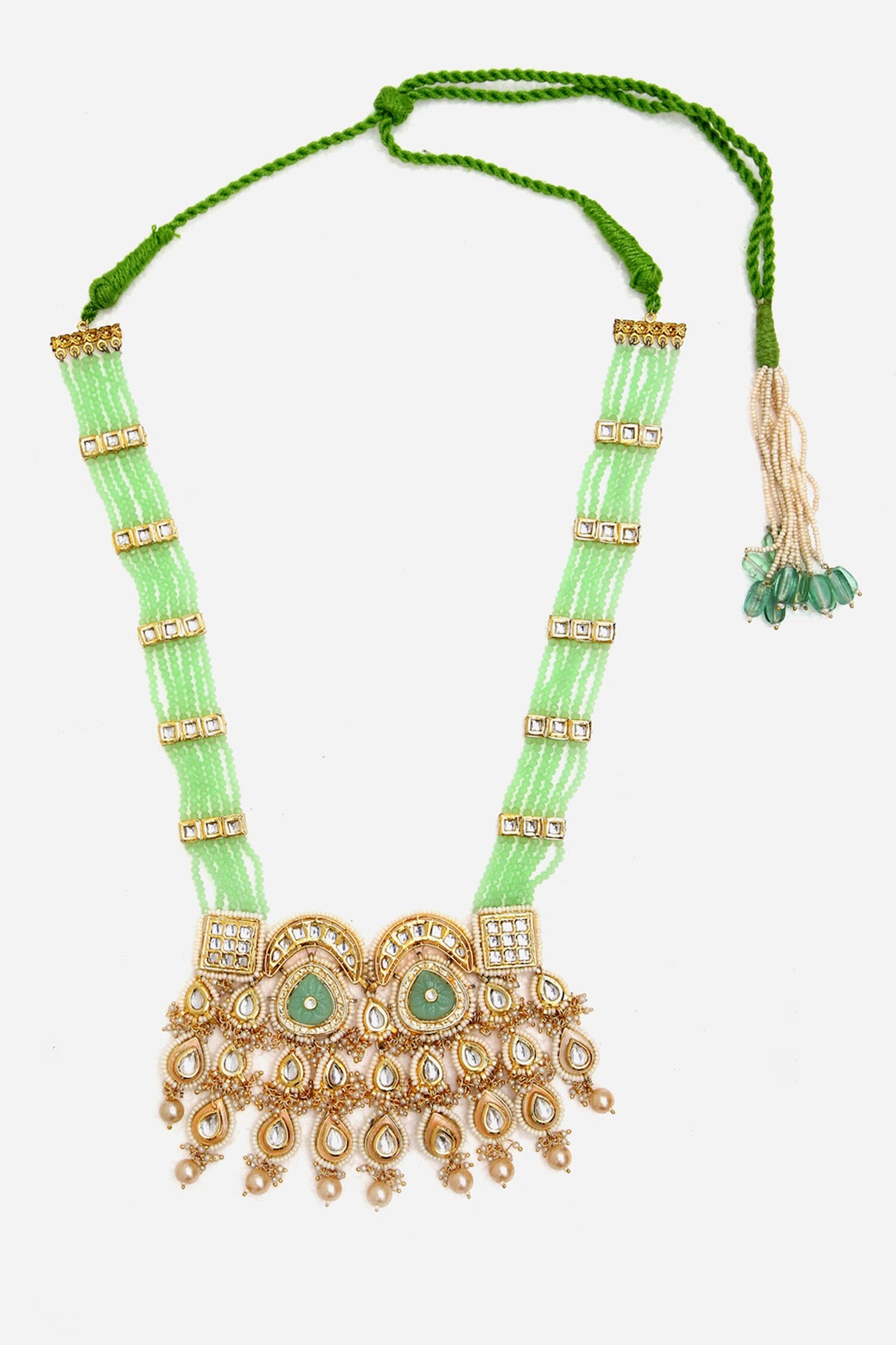 Kundan & Pearl Embellished Necklace 