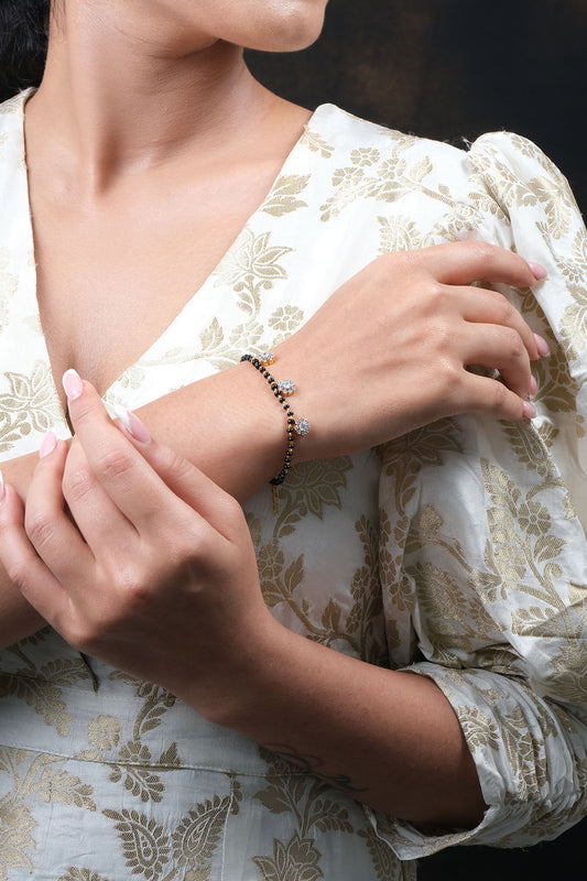 Cubic Zirconia Embellished Bracelet 
