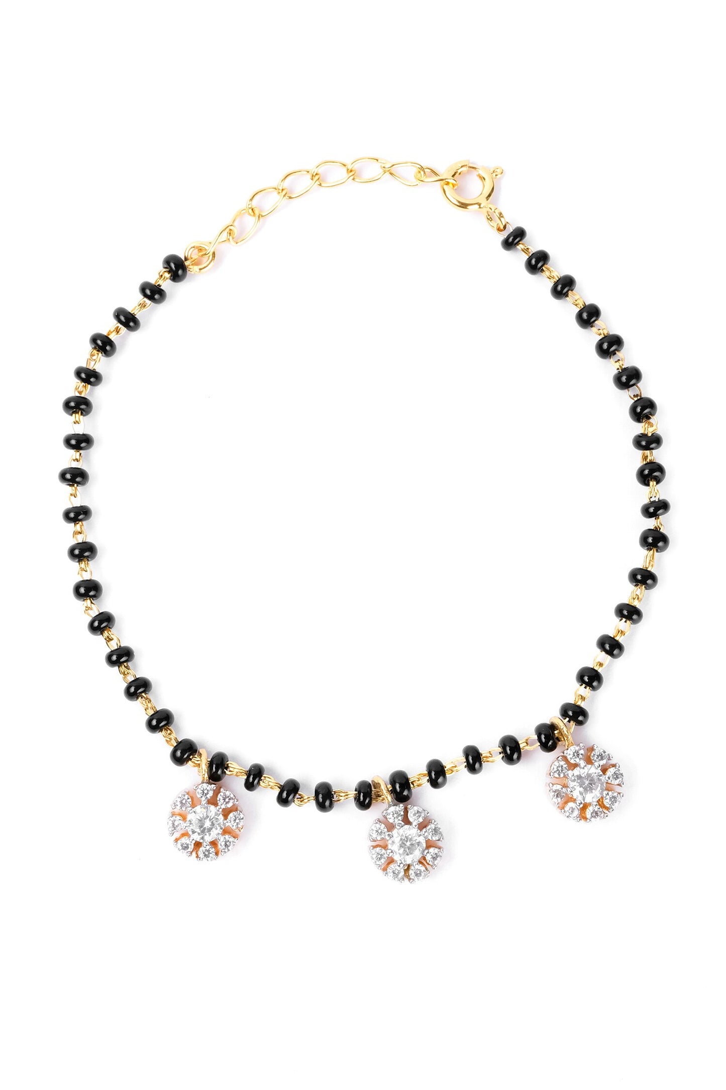 Cubic Zirconia Embellished Bracelet 