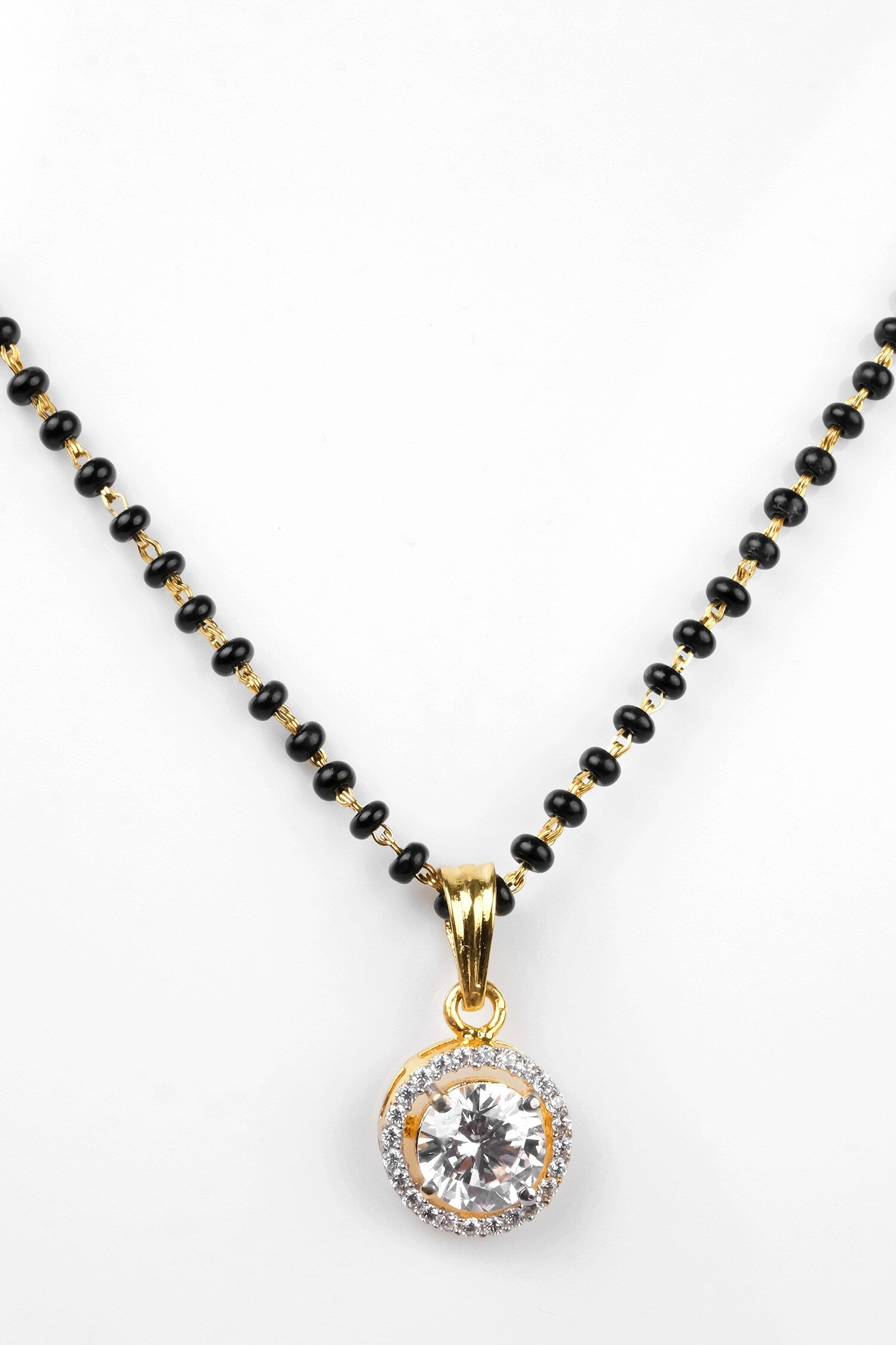 Cubic Zirconia Embellished Mangalsutra 