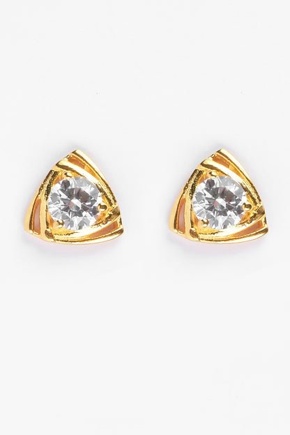 Cubic Zirconia Embellished Studs 