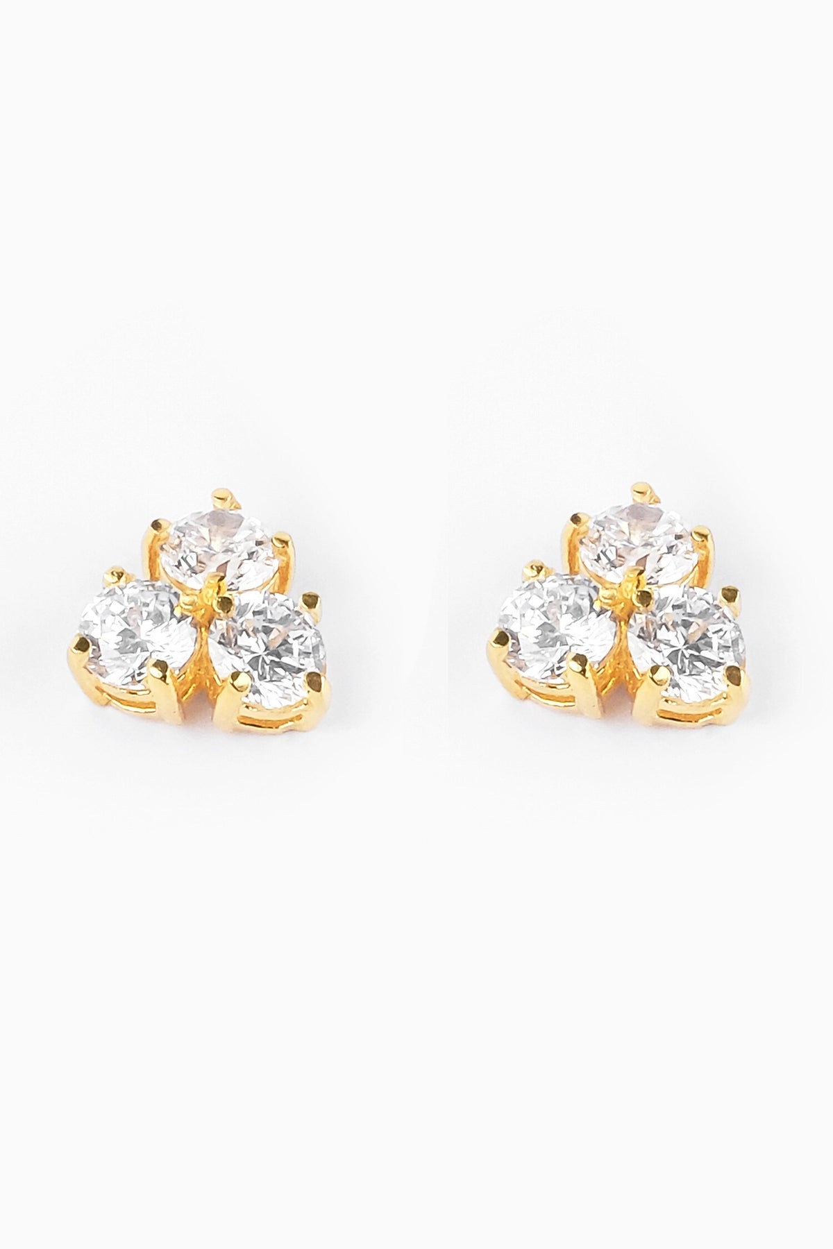 Cubic Zirconia Embellished Stud Earrings 