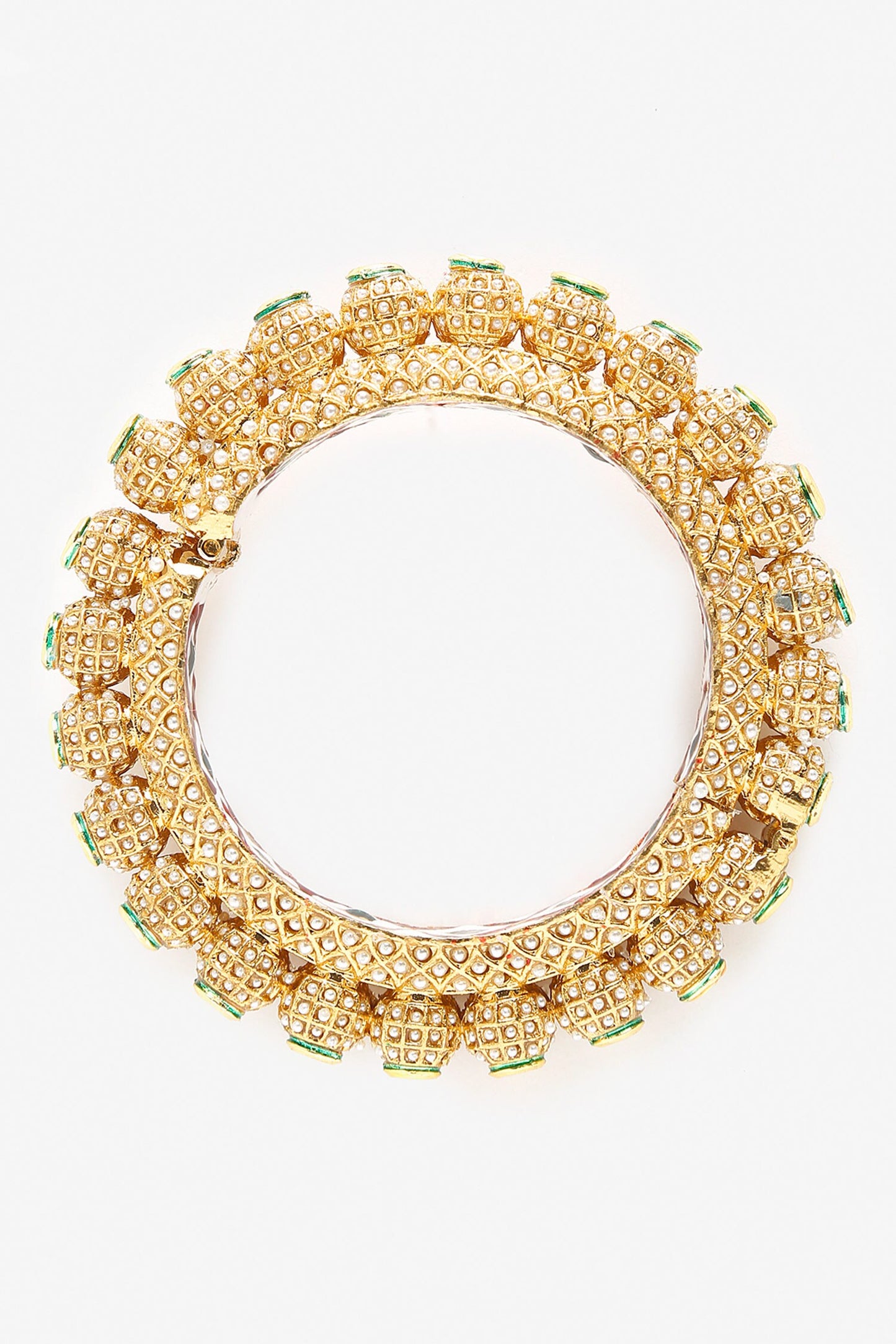 Pearl Embellished Bangle 