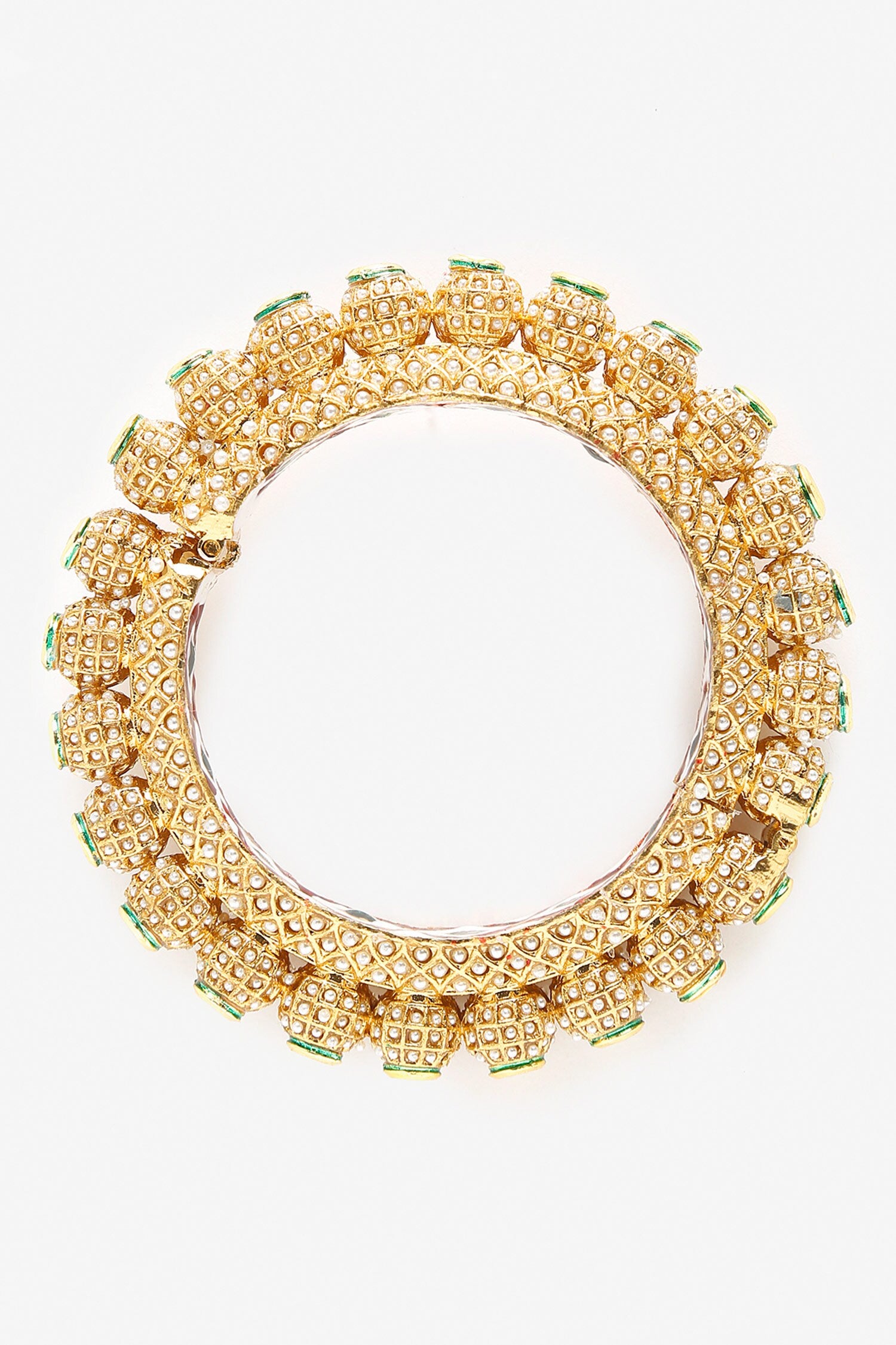 Pearl Embellished Bangle 