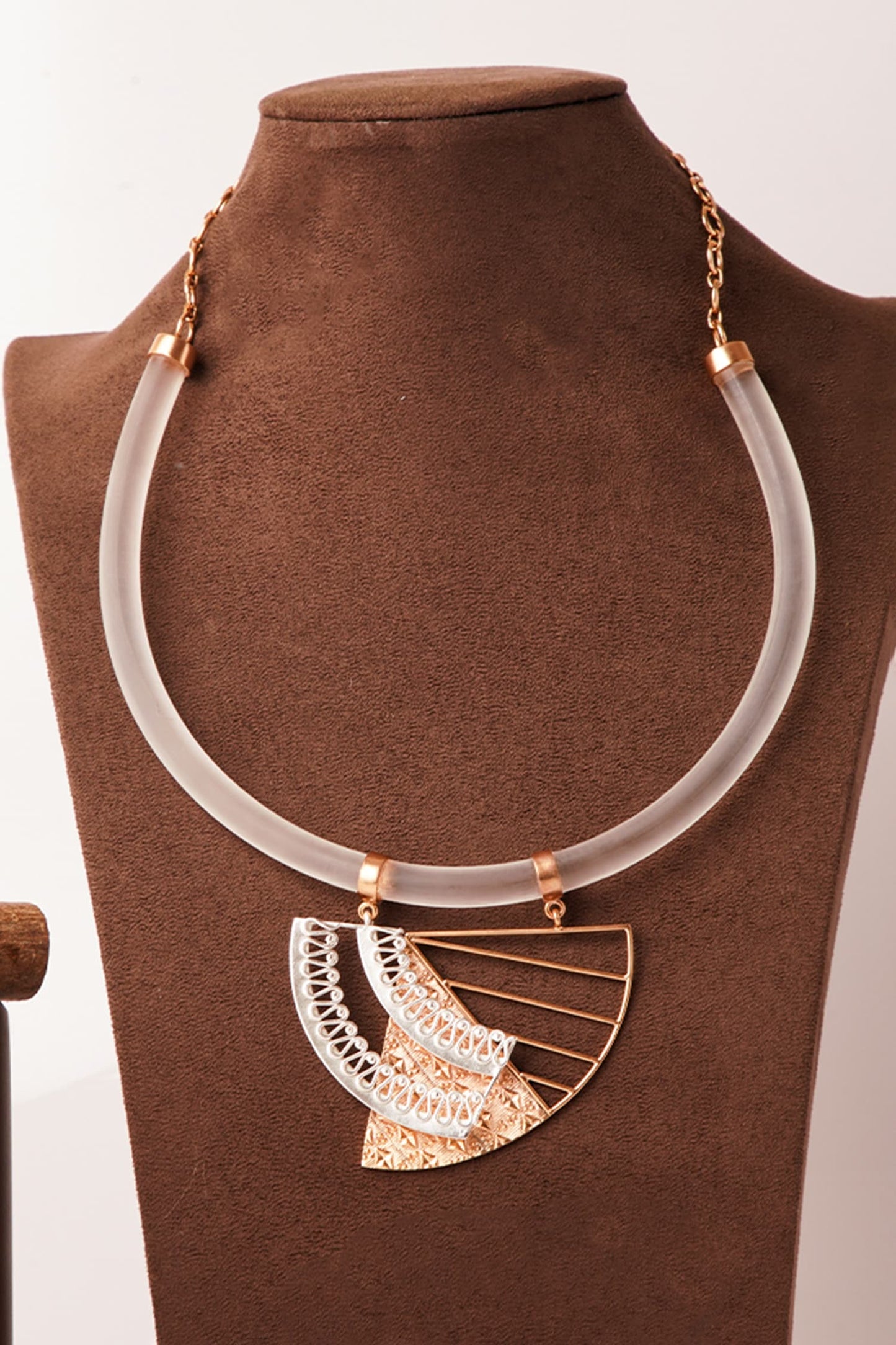 The Cairo Moon Choker Pendant Necklace 