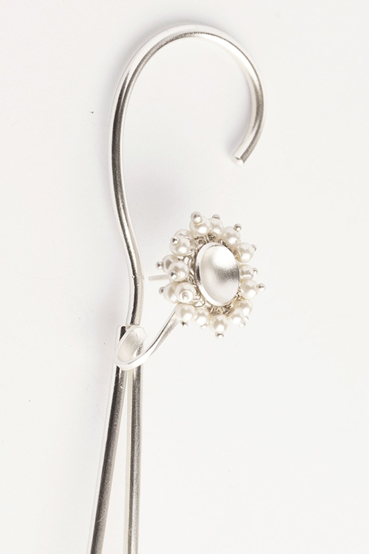 Pearl Embellished Ear Cuffs 