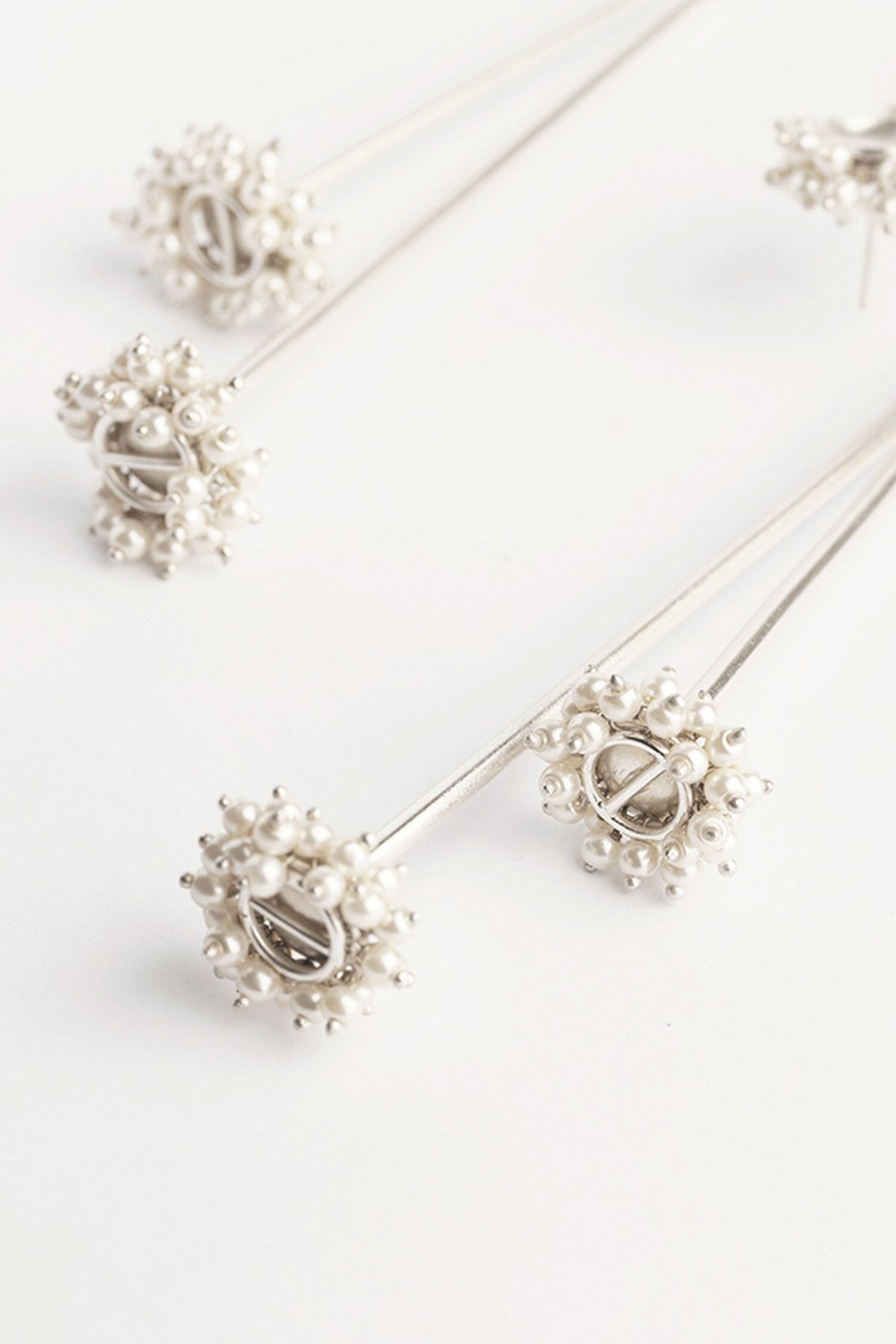 Pearl Embellished Ear Cuffs 