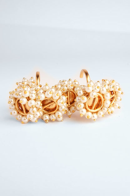 Pearls Work Multi-Finger Ring 