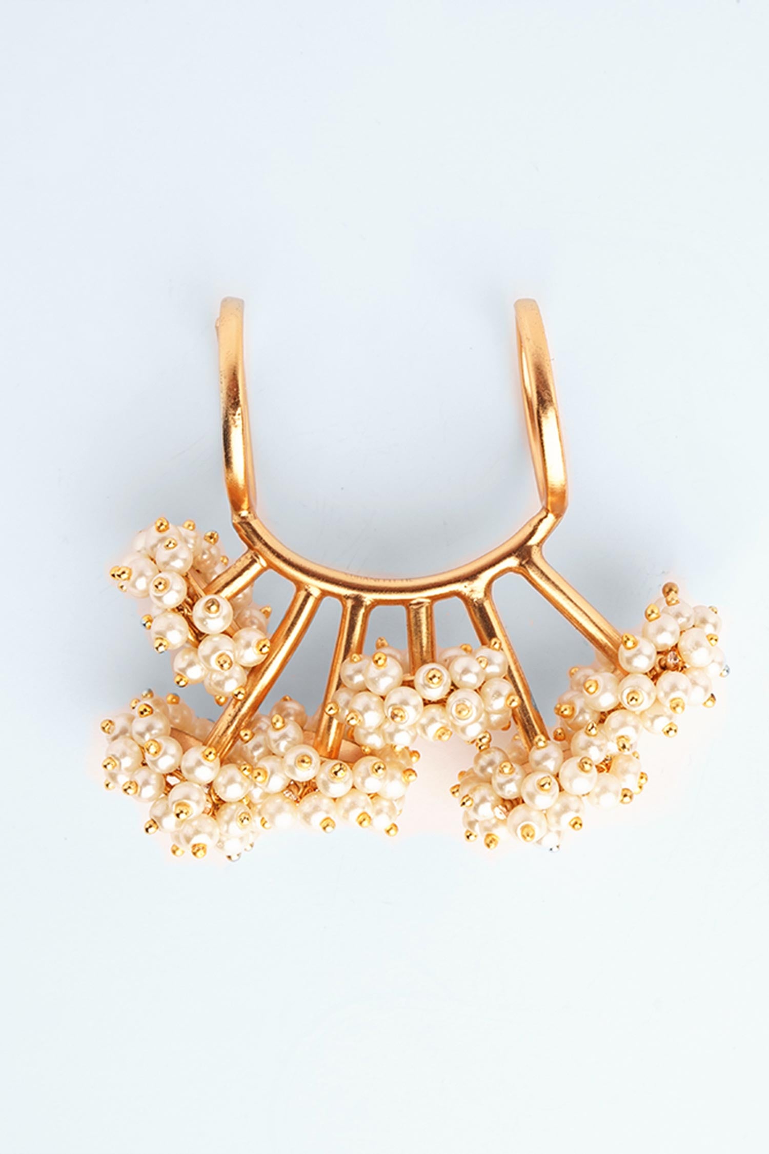 Pearls Work Multi-Finger Ring 