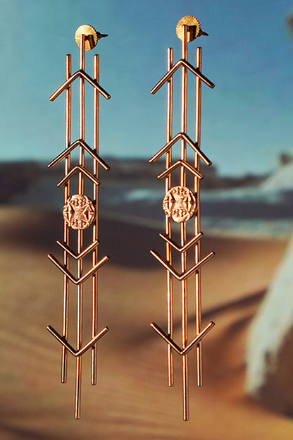 Phases Of The Pyramid Earring 