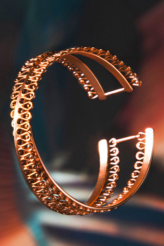 Sand Dunes Wire Cuff Bracelet 