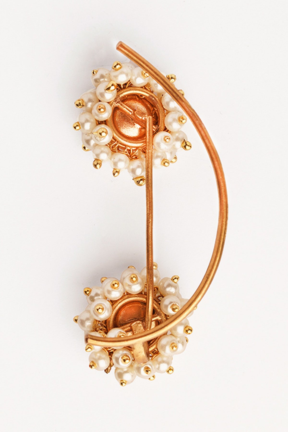 Pearl Bunch Embellished Ear Cuff 