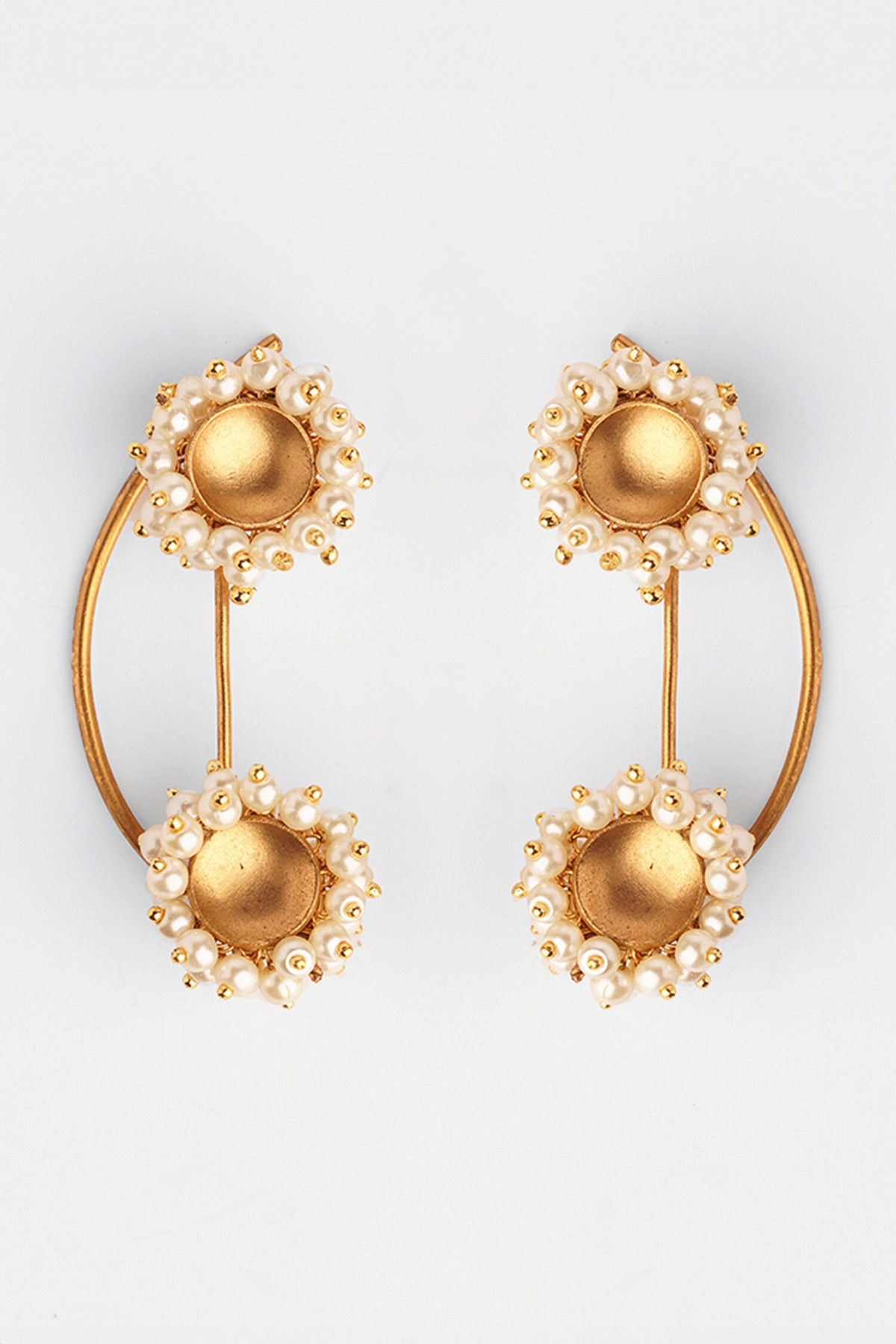Pearl Bunch Embellished Ear Cuff 