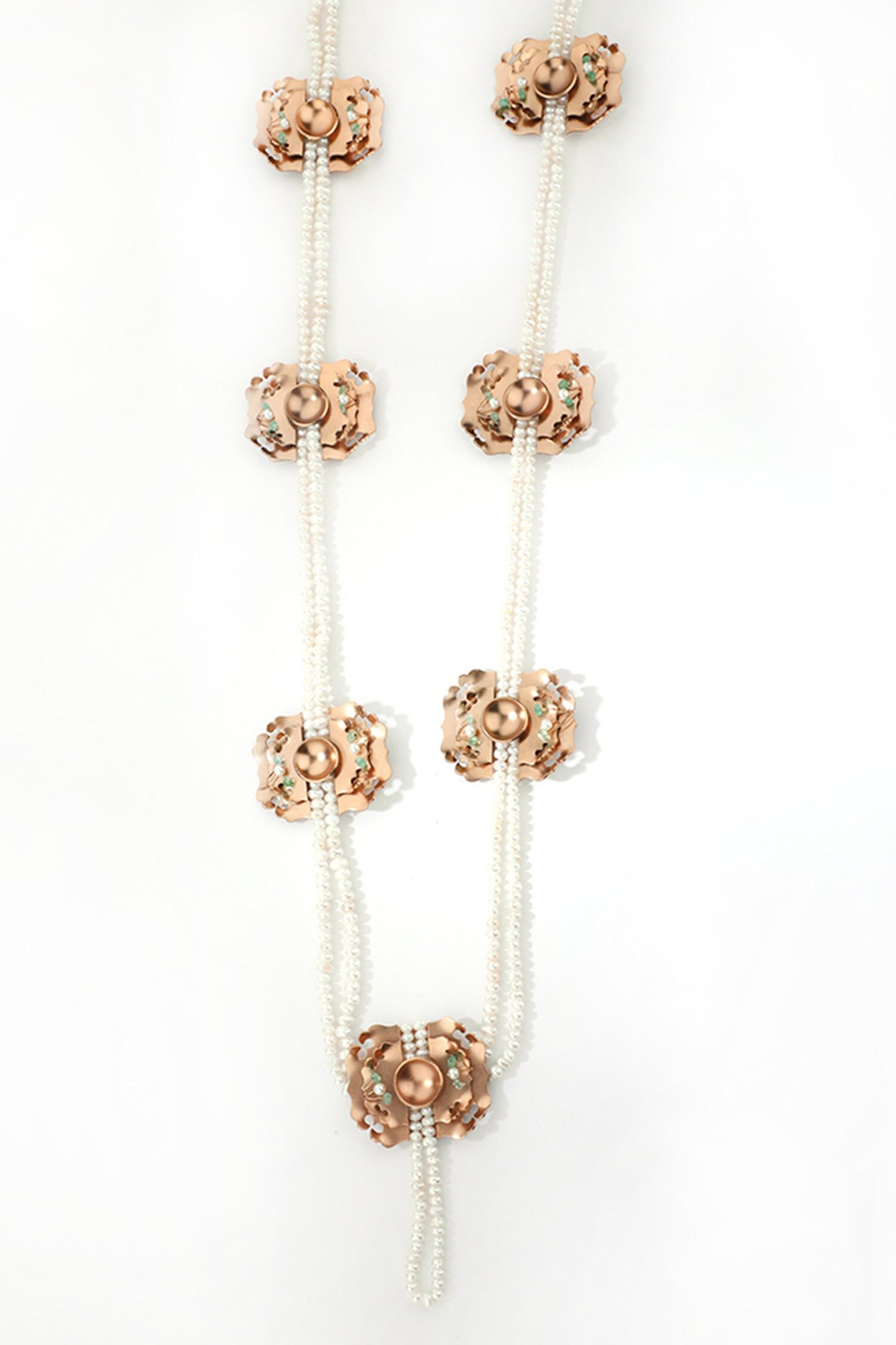 Breezy Getaway Pearl Strand Necklace 