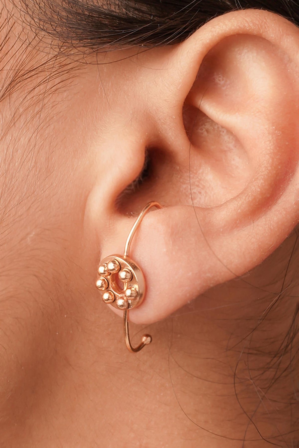 Mad City Button Ear Studs 