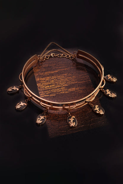 Sweet Intoxication Floral Carved Choker 