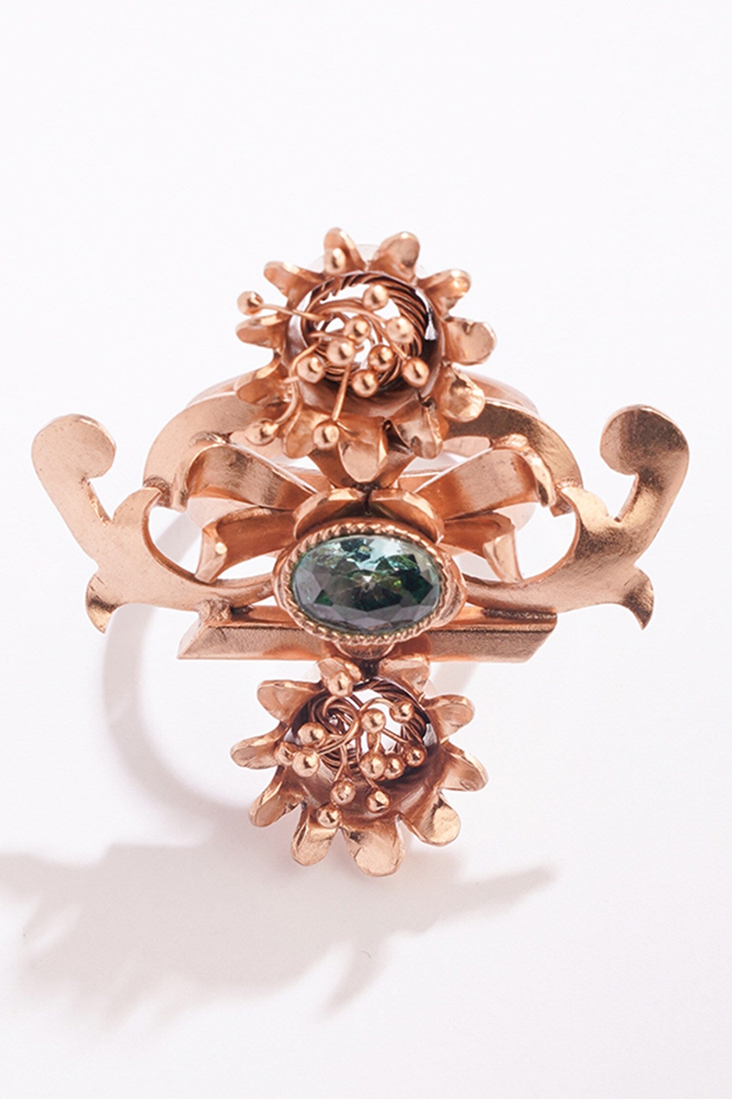 Piscean Flame Carved Ring 