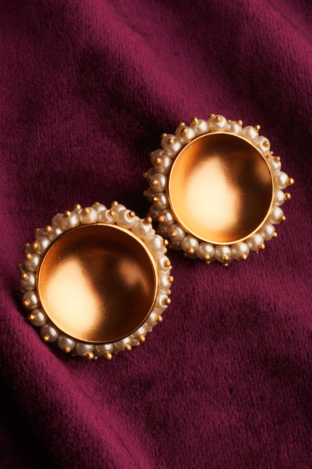 Deity Jhallar Pearl Embellished Earrings 
