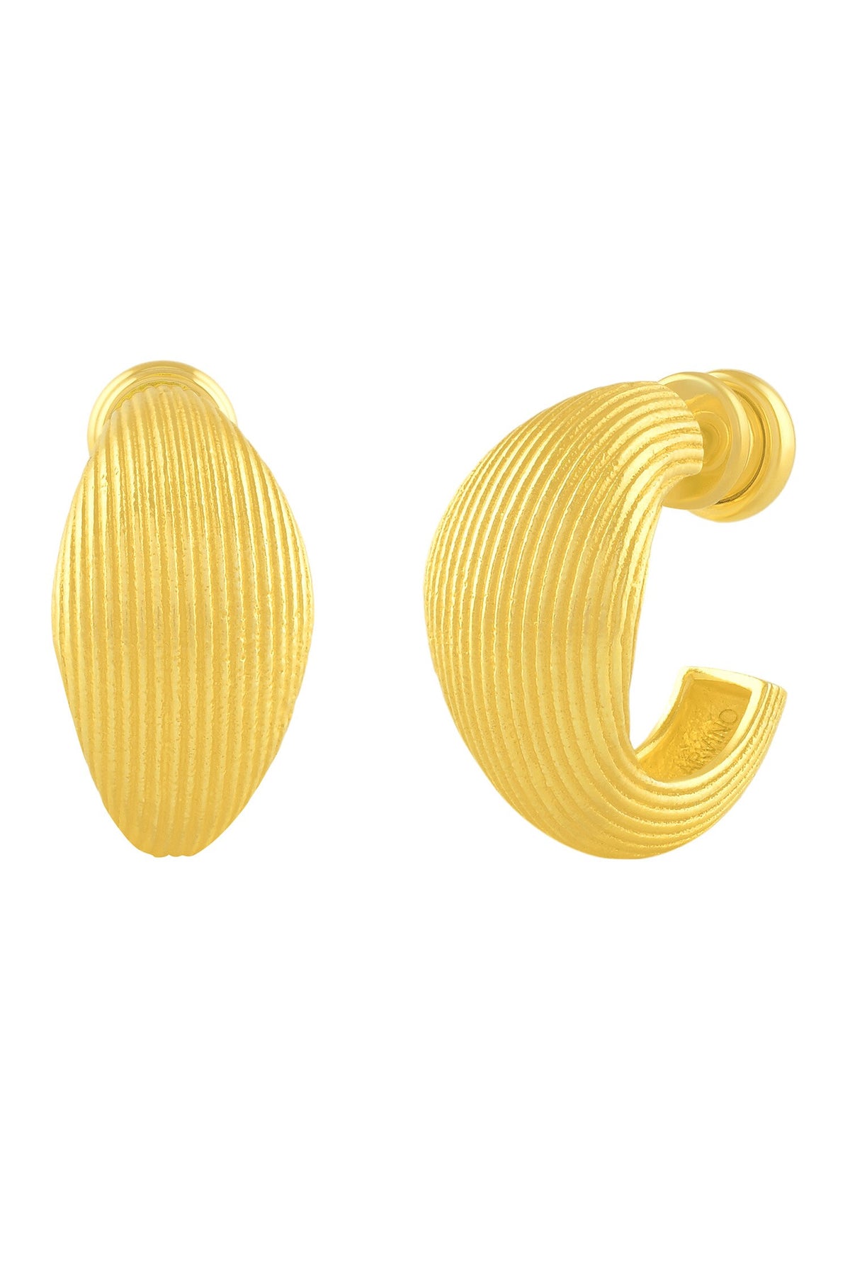 Pratapgari Striated Mini Hoops 