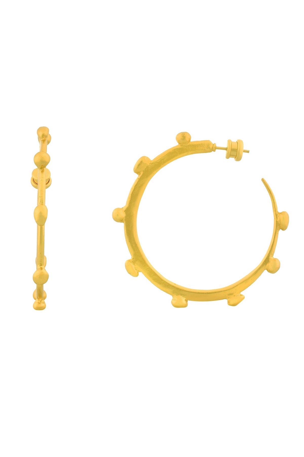 Chunky Dotted Hoops 