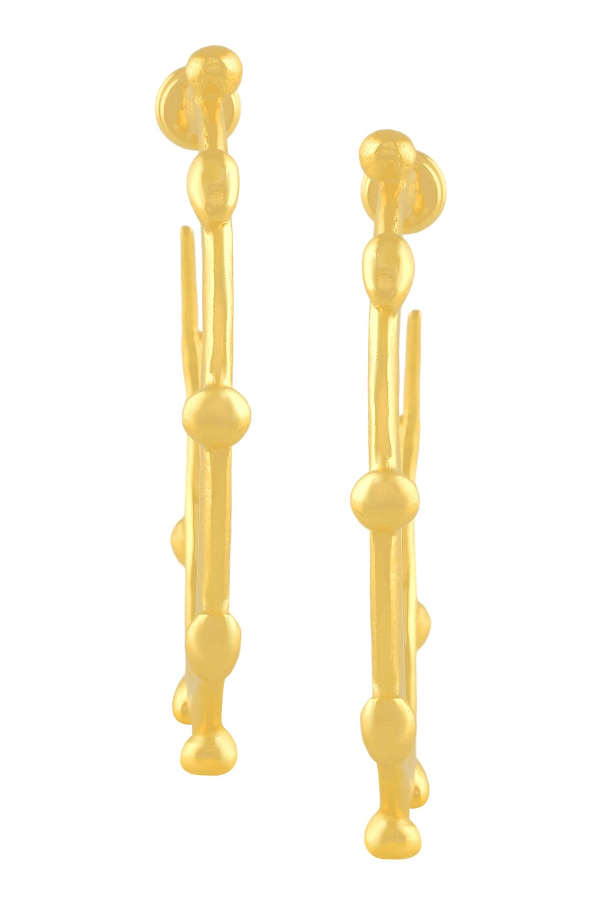 Chunky Dotted Hoops 