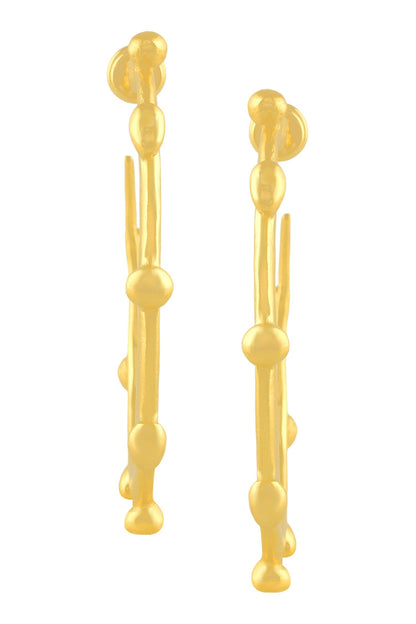 Chunky Dotted Hoops 