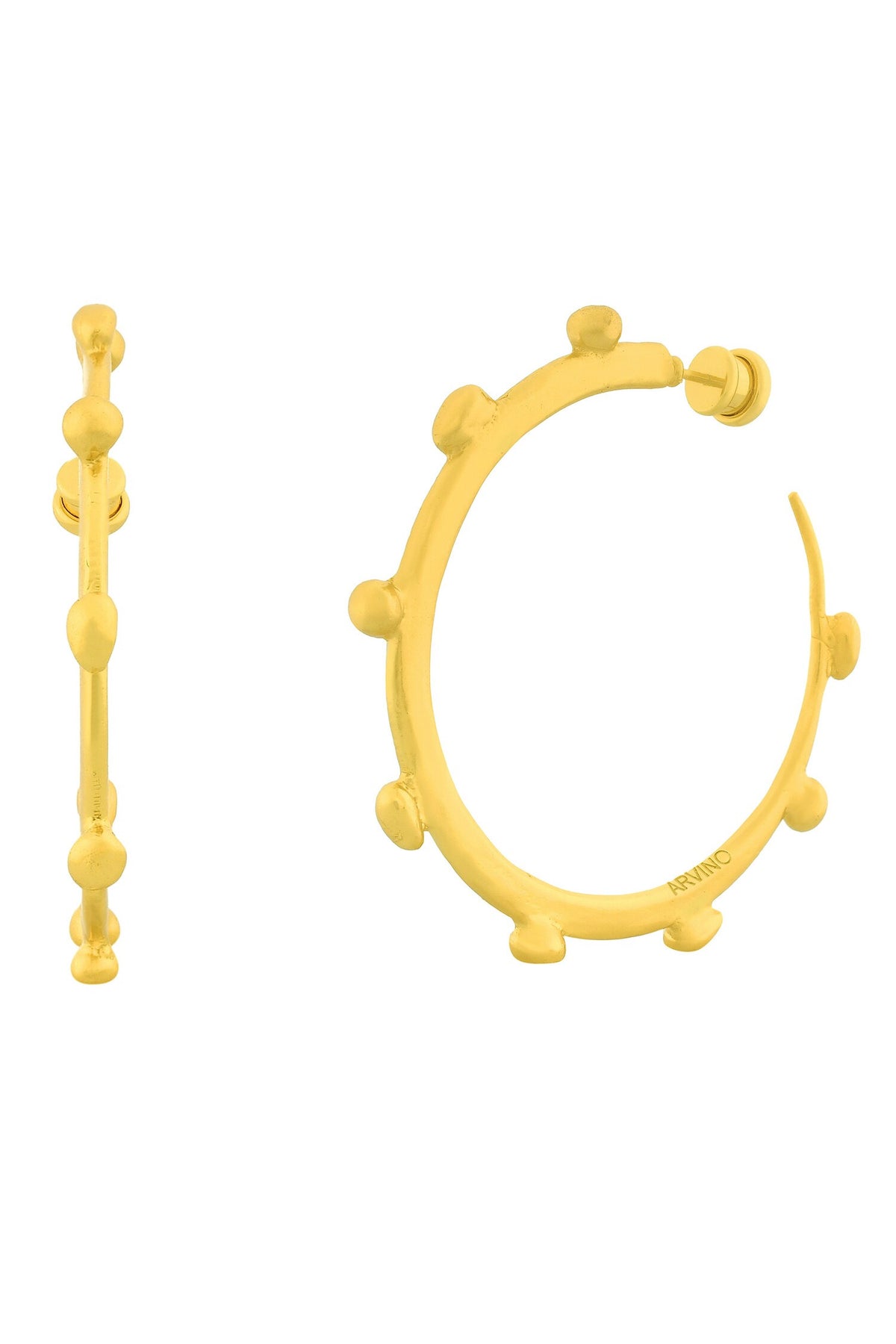 Chunky Dotted Hoops 