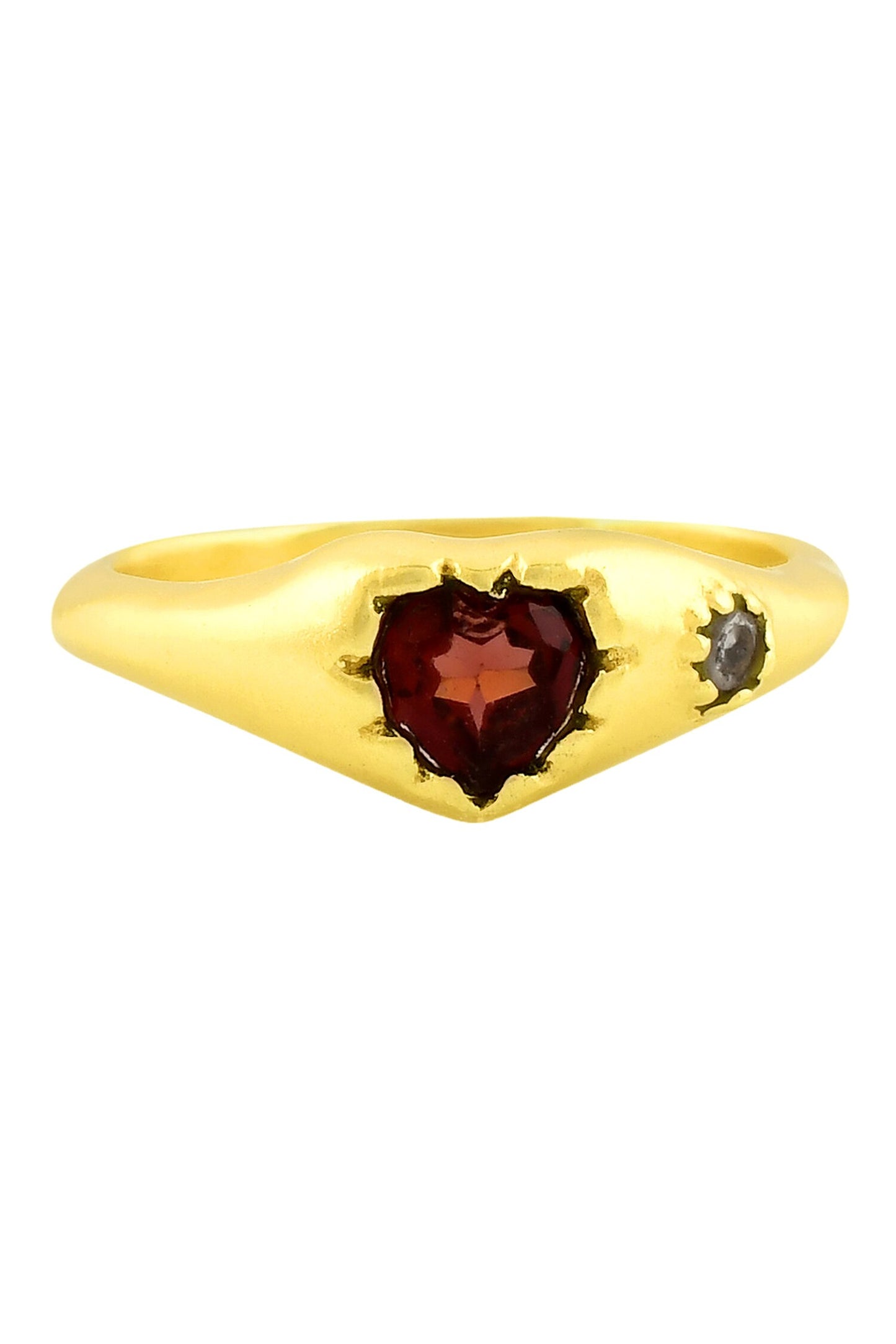 Garnet Stones Embellished Ring 