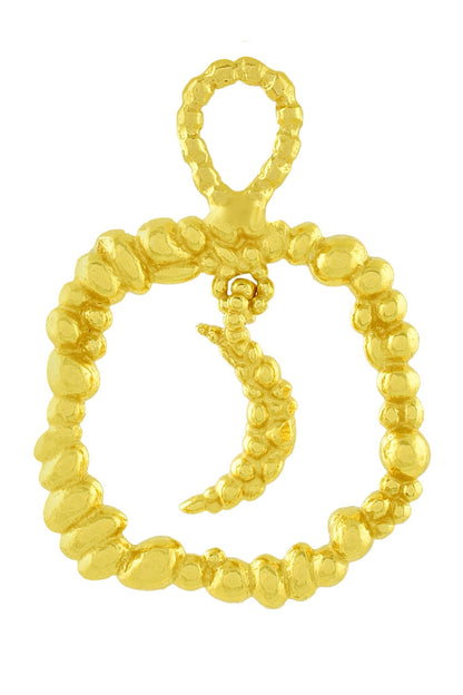 Granulated Moon Charm 